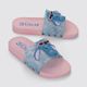 Chinelo Slide Infantil Stitch Disney Mania Plus Grendene Rosa, 28 BR