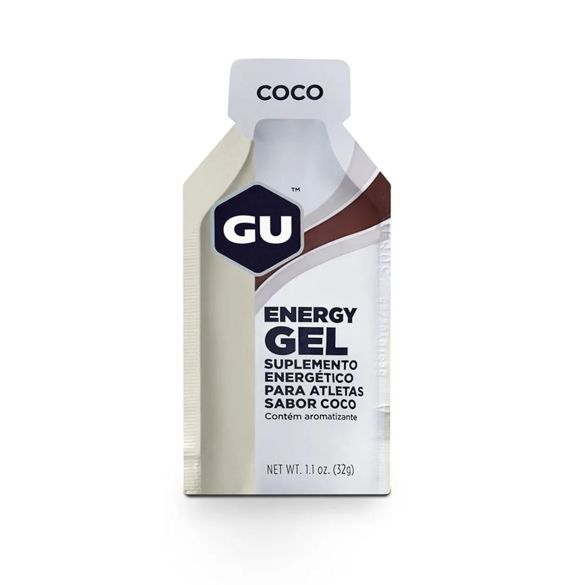 Gu Energy Gel Coco Repositor Energetico Carbo Com 24 Sachês Coco