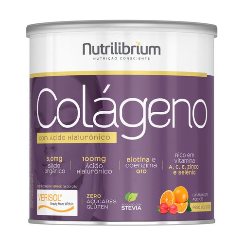 Colágeno 200g Verisol Ácido Hialurônico Sabor Laranja c/ Acerola Nutrilibrium é boa?