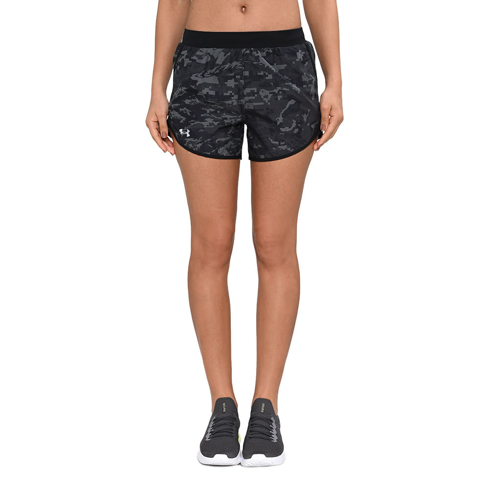 Shorts de Corrida Feminino Under Armour Fly By 2.0 Printed