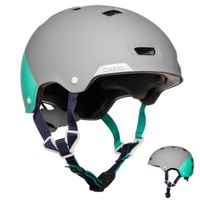 Capacete-MF540-Oxelo-cinza-verde-55-59-CM