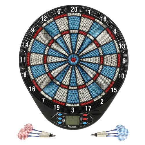 Jogo de dardos eletrônico com tela LCD ED110 Geologic - ELECTRO DARTBOARD 110, .