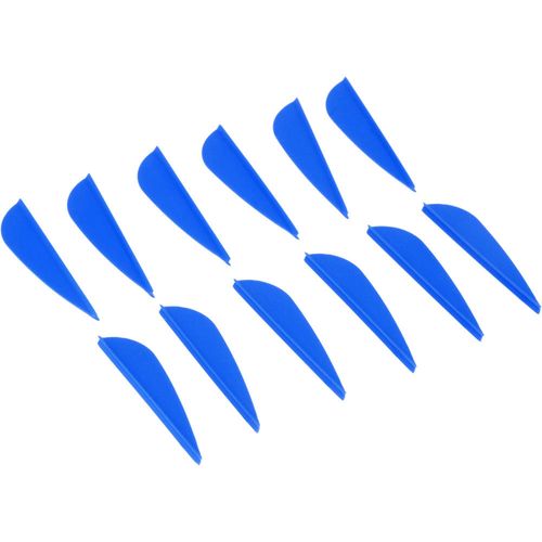 Pluma para flechas Geologic (x 12) - 12 VANES CLUB BLUE, .