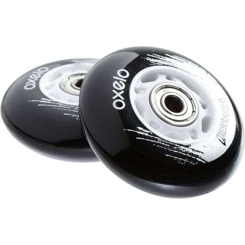 Par de rodas para Waveboard Oxelo - PAIR OXELOBOARD WHEELS + BEARINGS, WHITE