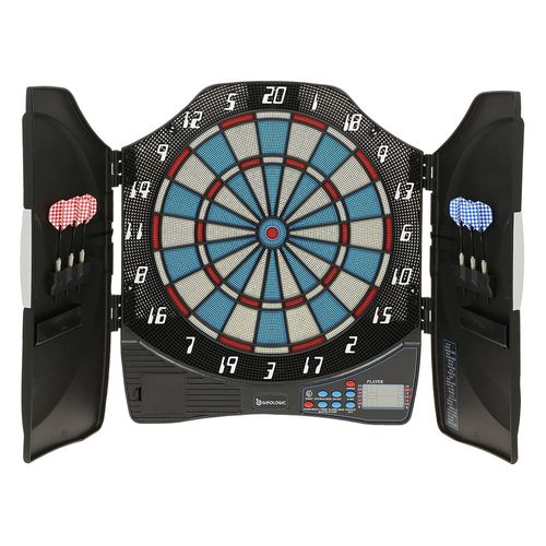 Jogo de dardos eletrônico com tela LCD ED310 Geologic - ELECTRO DARTBOARD 310, .