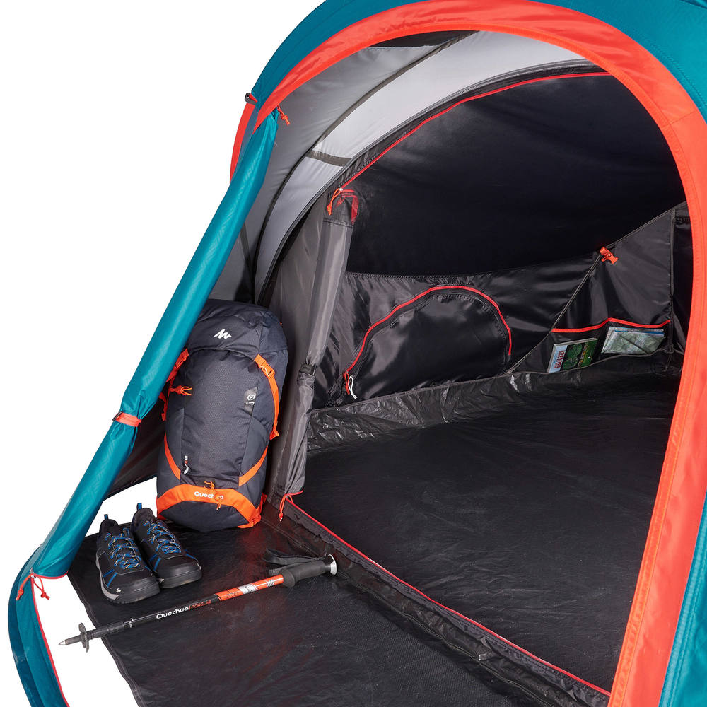Barraca de trilha 2 Seconds 3XL Fresh & Black | 3 pessoas - DecathlonPro