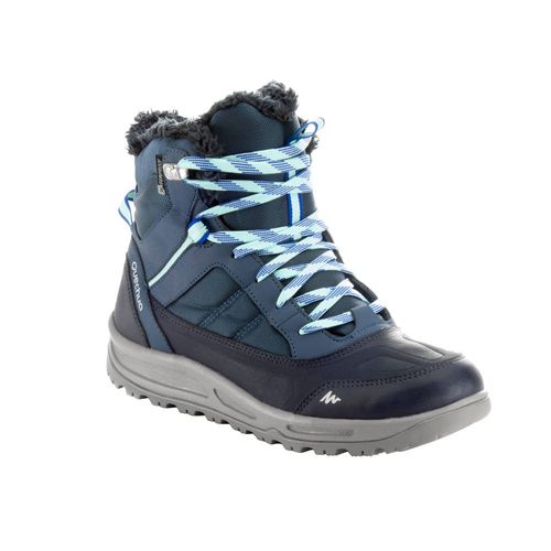 Bota feminina de trilha na neve impermeável SH100 Warm