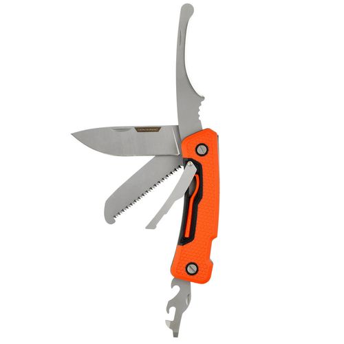 Canivete multifunções x7 Grossa Solognac - MULTITOOLS KNIFE X7 ORANGE, .