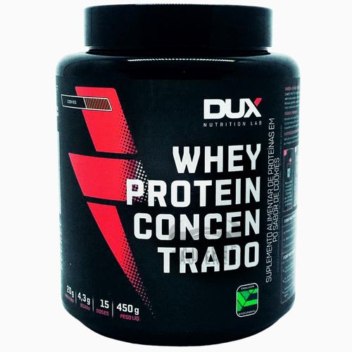Whey Protein Concentrado 100 Proteína Cookies 450g Dux Nutrition Decathlon