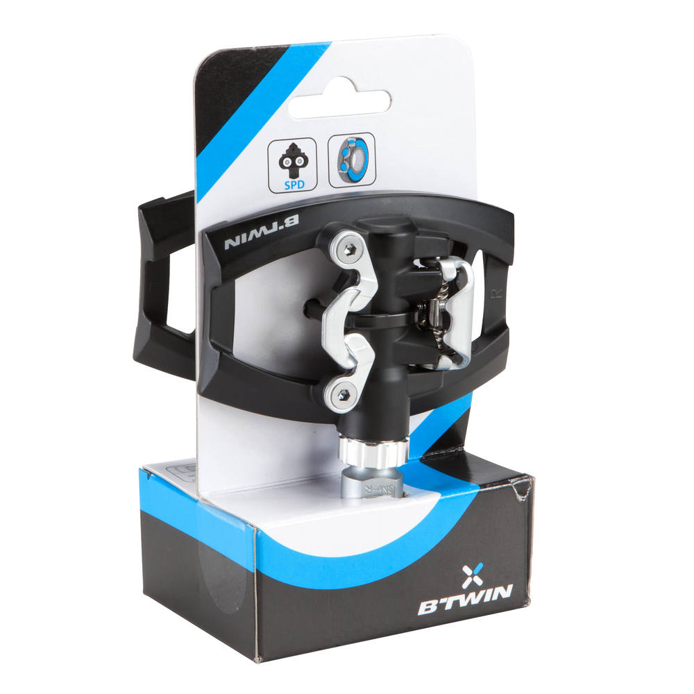 Pedais mistos de ciclismo 500 padrão SPD Decathlon