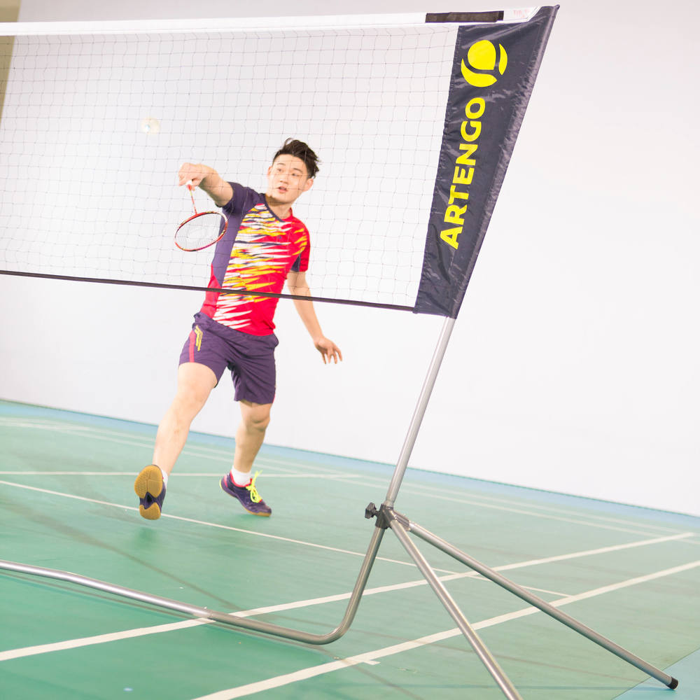 POSTES + REDE DE BADMINTON 6.10 m Artengo Decathlon