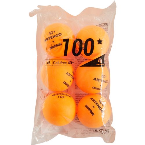 BOLAS DE TDM TTB100 1*40+ (6 BOLAS) - TTB 100* 40+ X6 ORANGE, NO SIZE