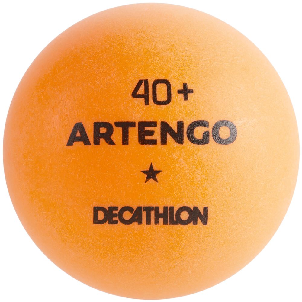 Bola de Tênis de mesa de plástico TTB *40 + Artengo (6 unidades) DecathlonPro Bola de Tênis de mesa de plástico TTB *40 + Artengo (6 unidades) DecathlonPro