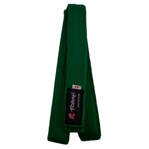 Faixa de Graduação Verde Judo Karate Adulto A3 - *FAIXA MASTER VD TORAH, NO SIZE