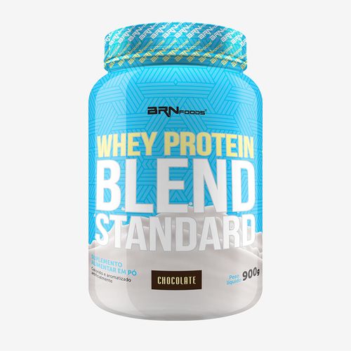 Whey Protein Blend 900g Chocolate- BRN FOODS Menor preço em Whey Protein Blend 900g Chocolate- BRN FOODS