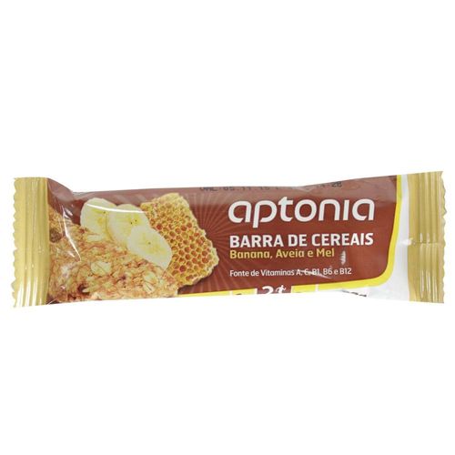BARRA DE CEREAL BANANA AVEIA E MEL APTONIA Menor preço em BARRA DE CEREAL BANANA AVEIA E MEL APTONIA