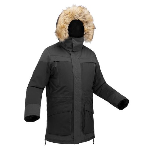Casaco de Caminhada na Neve Homem SH500 ultra-warm Preto.