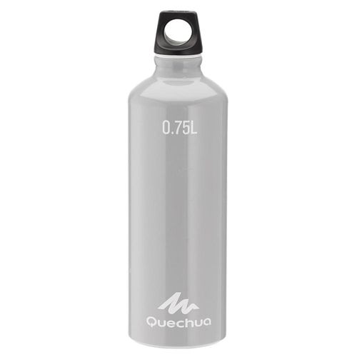 Garrafa de trilha de alumínio 0,75L - BOTTLE 100 ALU. 0,75L GREY, .