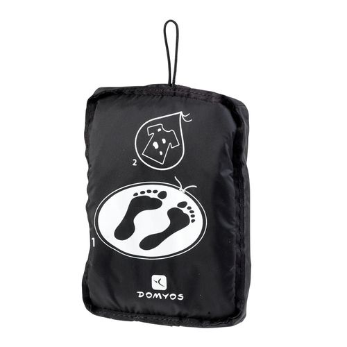 Tapete e Saco para Roupa Molhada - BAG FITNESS PTWO BLACK DOMYOS, .