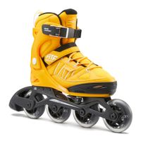 Patins-Inline-infantil-Fit-5-amarelo-33-36