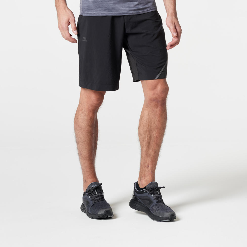Short masculino de corrida Run Dry Plus Long Kalenji Decathlon