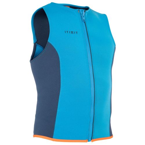 Camiseta colete caiaque e SUP 500 neoprene 2mm H azul