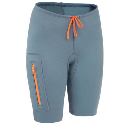 Bermuda de caiaque e SUP neoprene 2mm F azul