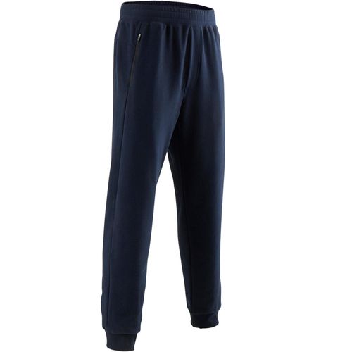 Calça Moletom Masculina 500 Azul Marinho