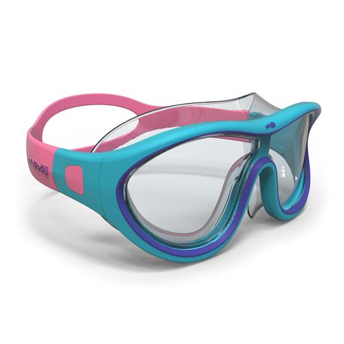 Máscara de natação Swimdow 100 tamanho pequenol Nabaiji - MASK 100 SWIMDOW S BLUE PINK**, S