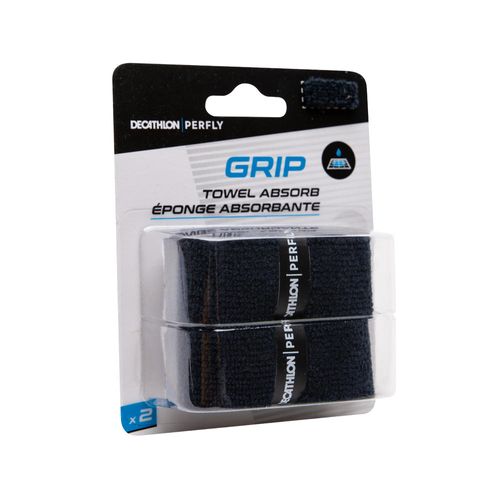 Grip De Badminton Towel (Conjunto De 2) - TOWEL GRIP X 2 BLACK, NO SIZE