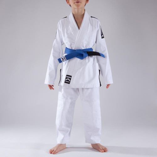 Kimono Infantil Jiu Jitsu Branco - Modelo First Menor preço em Kimono Infantil Jiu Jitsu Branco - Modelo First