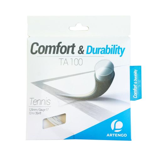 CORDA DE TÊNIS MONOFILAMENTO TA 700 1,25MM BRANCO - ARTENGO TA 100 1,25MM 12M, WHITE