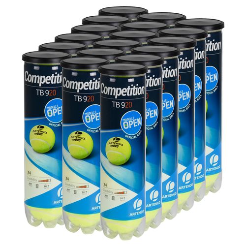 Caixa Bola de Tênis TB 920 18 Tubos x4 (72 Bolas) Artengo 