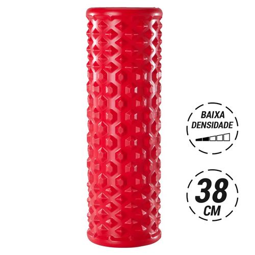 Rolo de Liberação Miofascial Macio Foam Roller 100 - FOAM ROLLER, 38CM, BAIXA DENSIDADE, DOMYOS