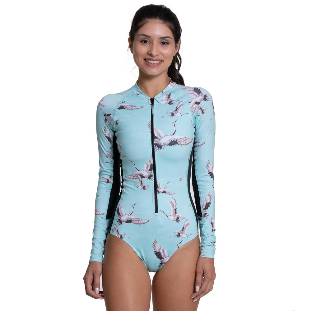 Maio Manga Longa De Surf Feminino Olaian Decathlonstore Mobile