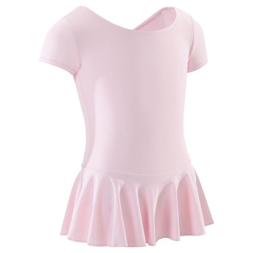 Collant de Ballet infantil com saia integrada rosa