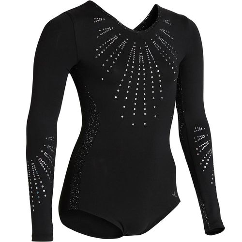 Collant Manga Longa GA/GR Preto - GAFJML 500 F LEOTARD BLK, S