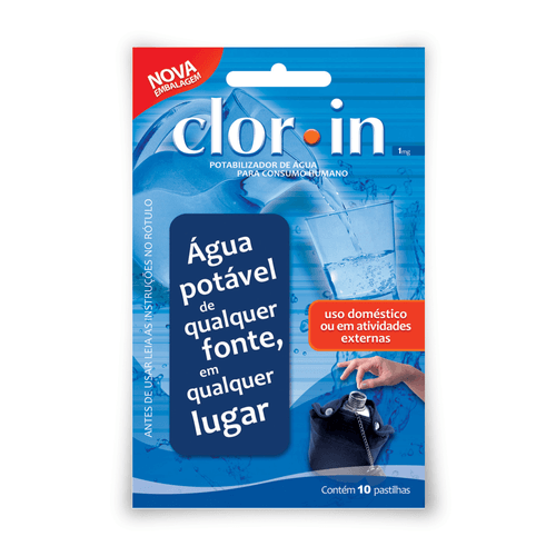 Purificador de água - CLOR IN POTABILIZADOR DE AGUA, NA