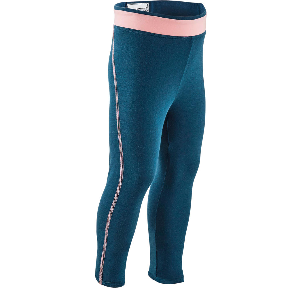 Calça Legging Algodão Infantil Menina Rosa - Decathlon