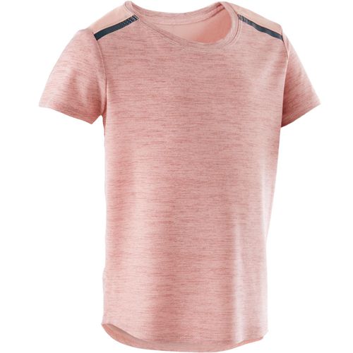 Camiseta Infantil Menina 500 Rosa