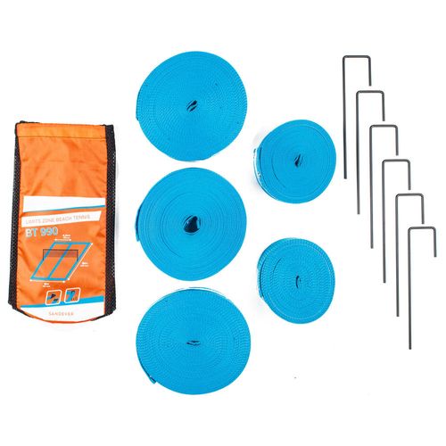 Kit De Marcação Para Quadra De Beach Tênis Bt 900 - Bt 990 limits blue