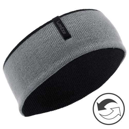 Protetor de orelha infantil Reverse Wed´ze - HEADBAND REVERSE JR BLACK GREY, UNIQUE