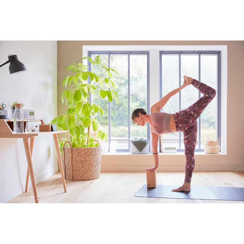BLOCO DE YOGA DE CORTIÇA Decathlon
