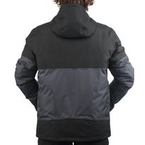 jaqueta masculina de trilha impermeável sh100 warm