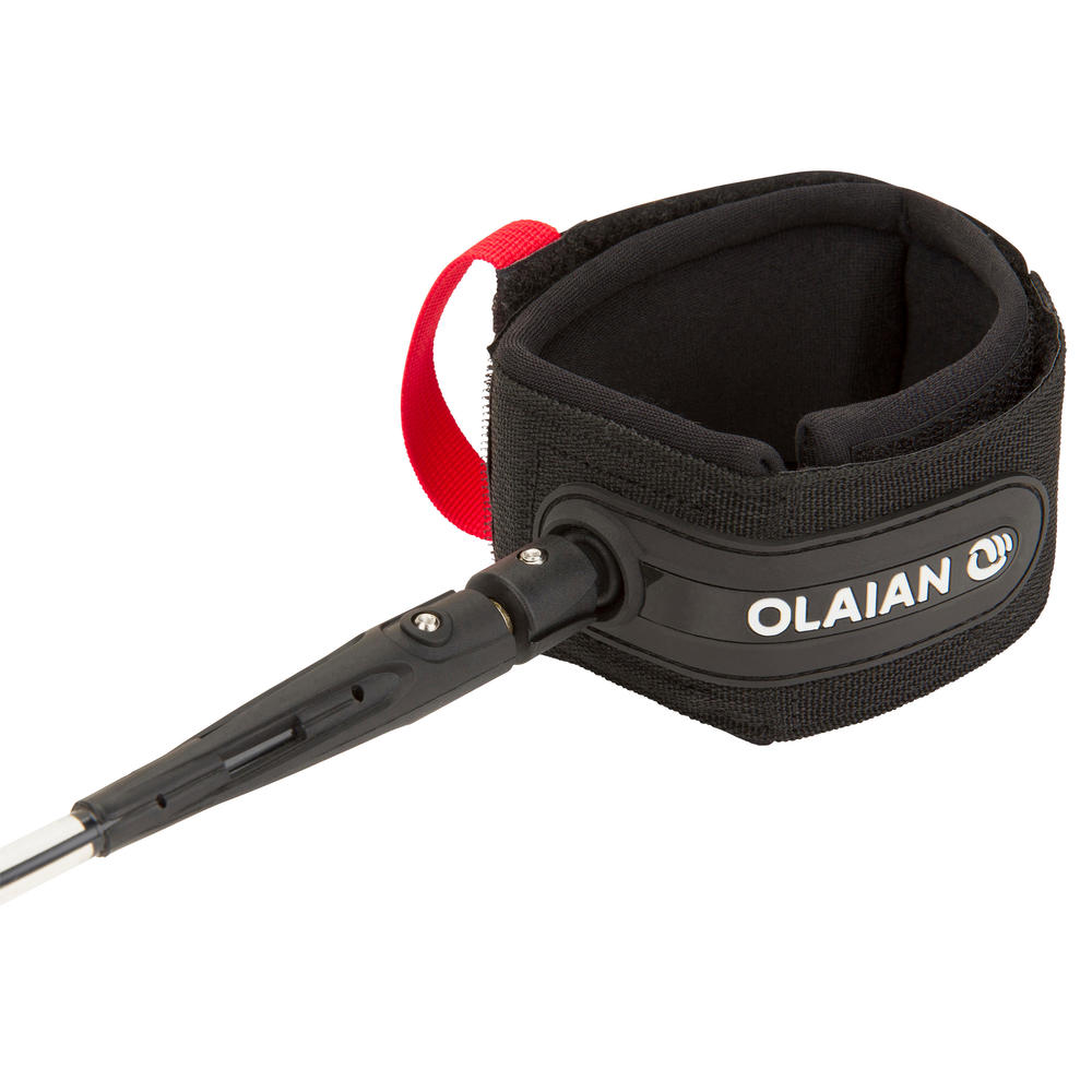 Leash de surf 6' (183 cm) diâmetro 7 mm Olaian Decathlon