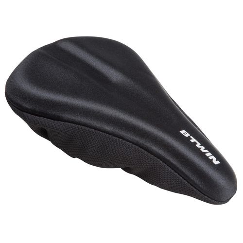 Capa para selim de bicicleta infantil - Kid saddle cover black, .