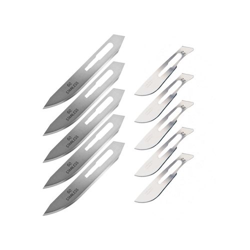 CONJUNTO DE LÂMINAS DE FACA SIKA 65 X10 - Scalpel blade x10, no size