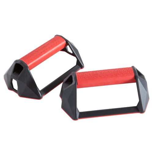 Apoio para Flexões Push Up Bar - PUSH UP BARS, PRETO/VERMELHO, TAM. ÚNICO, PRODUÇÃO NACIONAL (BR)