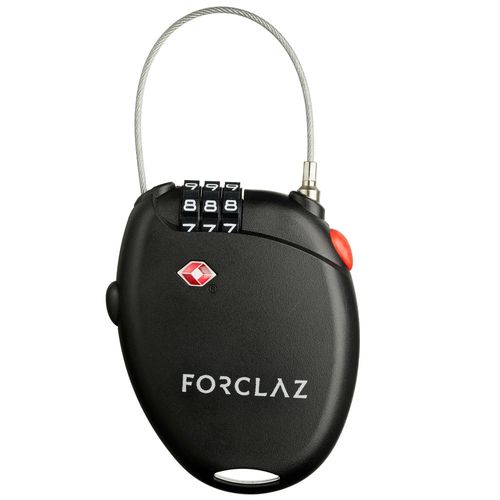 Cadeado de Cabo Retrátil e Código TSA de trekking - Retractable cable code lock ts, no size