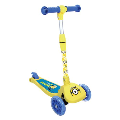 Patinete infantil Minions com rodas de LED - *patinete com led minions, no size